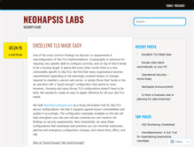 Tablet Screenshot of labs.neohapsis.com